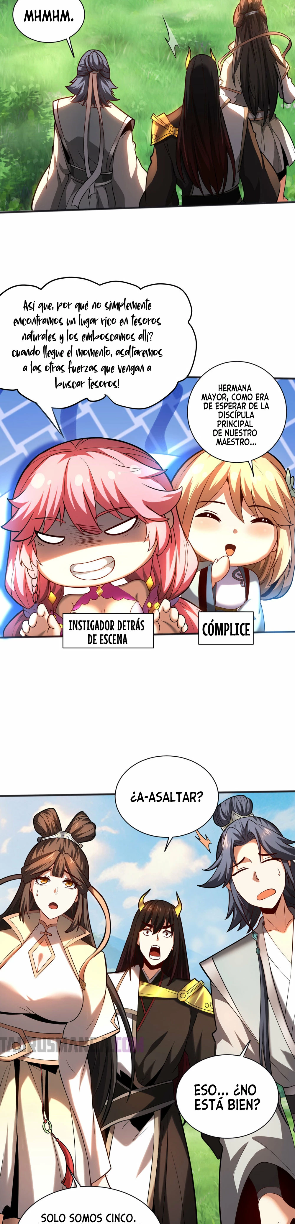 Mientras mis discípulas se matan, yo me relajo! > Capitulo 61 > Page 101